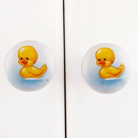 Cute Baby Duck Flat Cabinet Knob